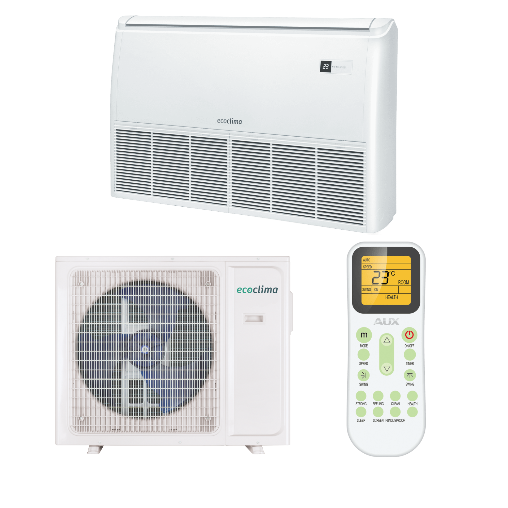 Напольно-потолочный кондиционер ECLCF-H36/5R1С и ECL-H36/5R1C(U) Ecoclima фото-1