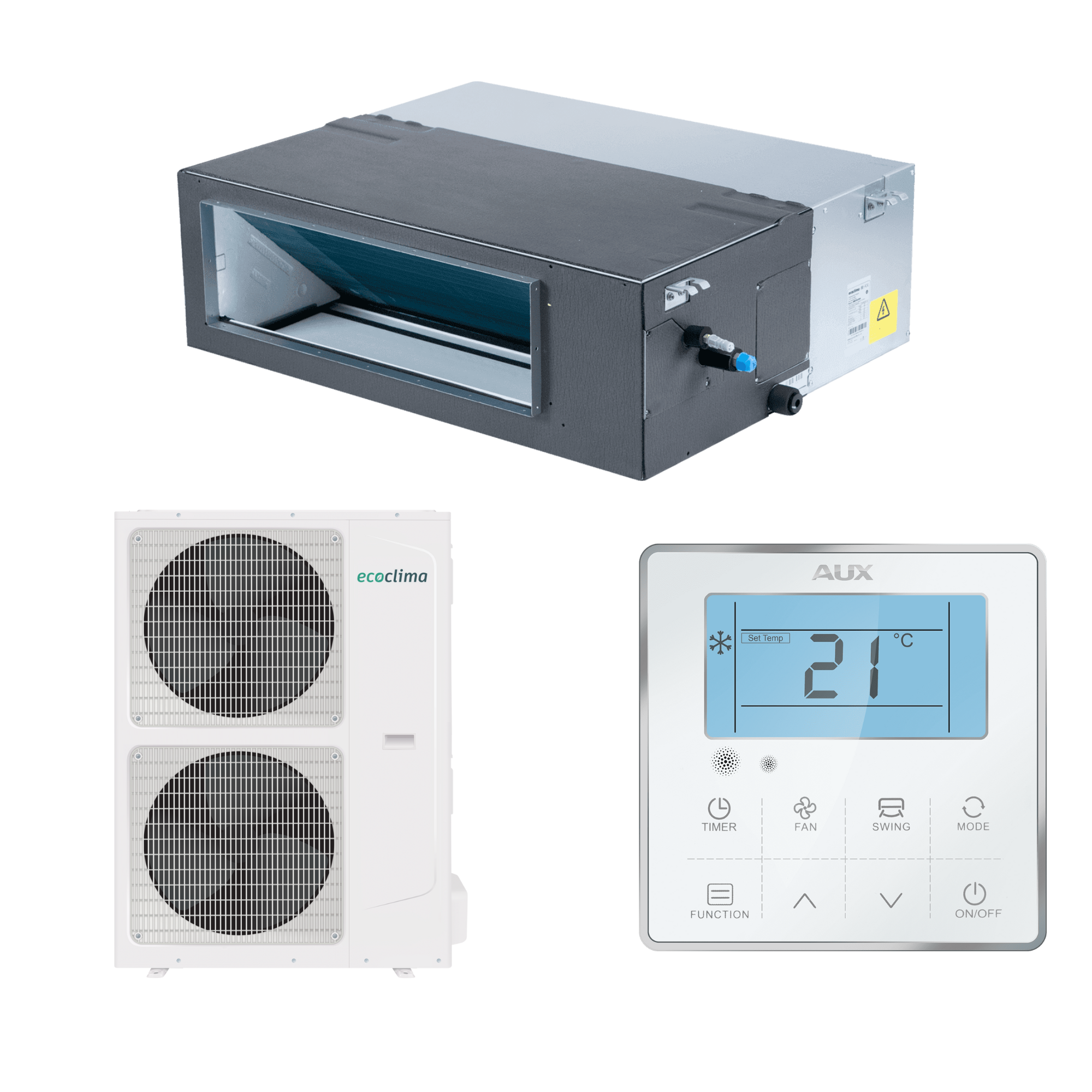 Канальный кондиционер ECLMD-H60/5R1С и ECL-H60/5R1C(U) Ecoclima фото-1