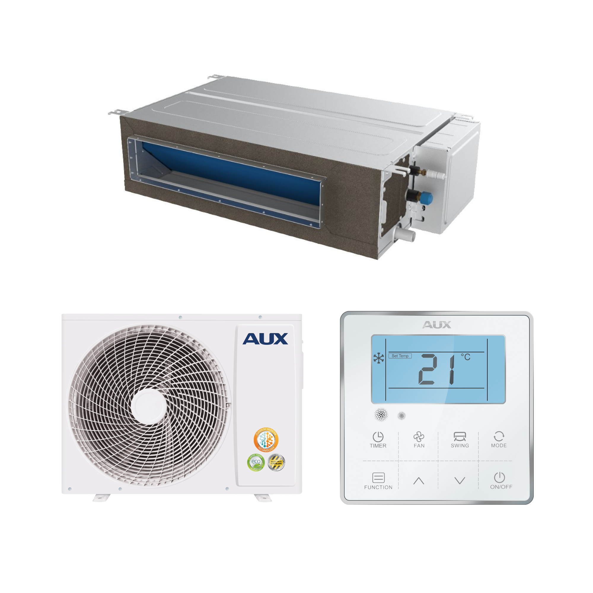 Канальный кондиционер ALMD-H36/4DR2A и AL-H36/4DR2A(U) AUX фото-1